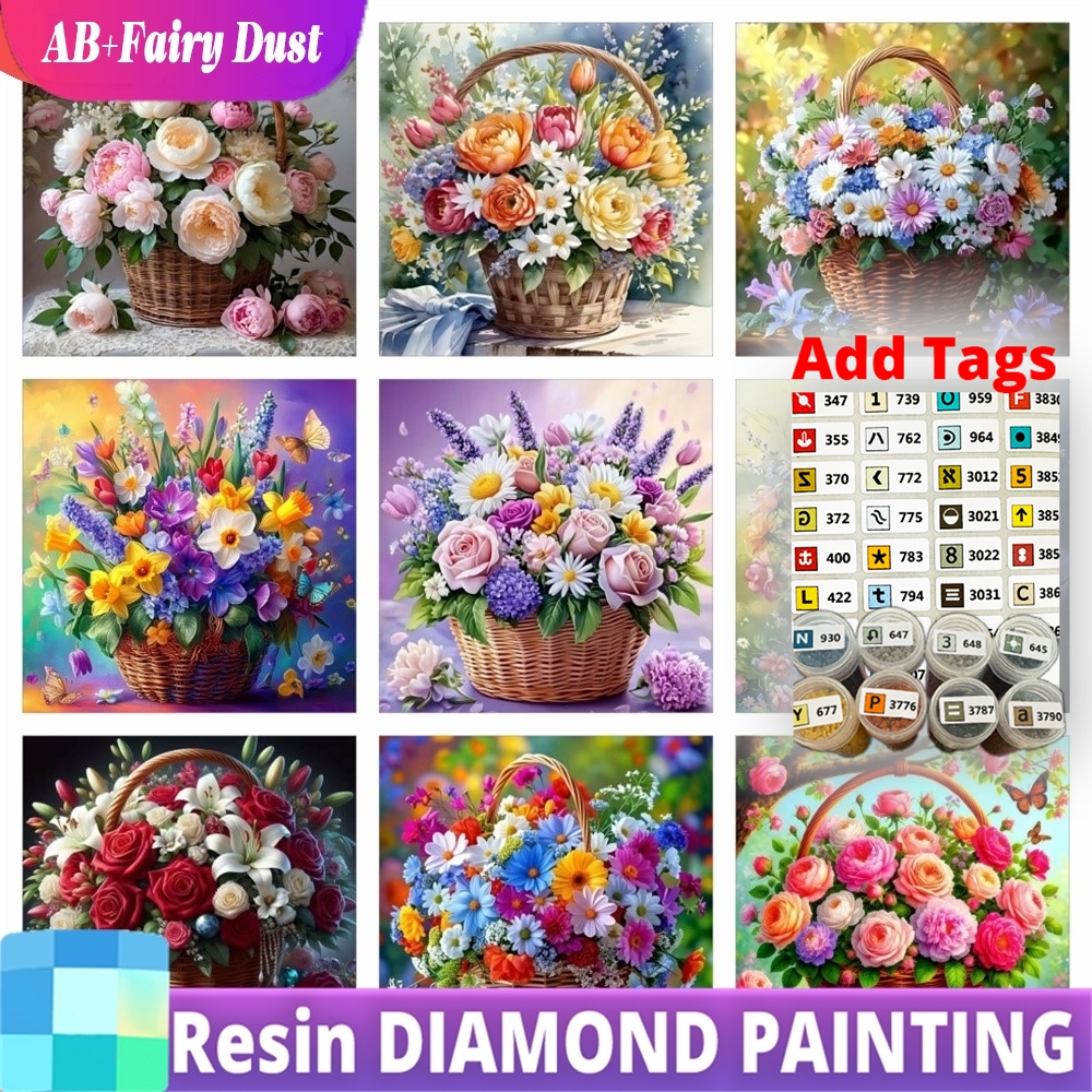 Resin Art For Rose - Resin Fairy Dust AB Diamond Painting