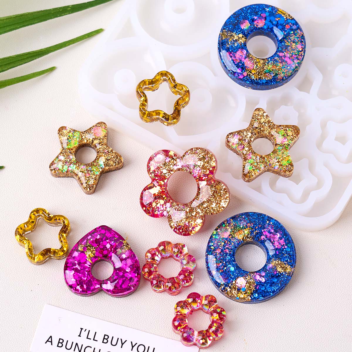 Resin Art Mould - Multifuntional Jewelry Silicone Mold DIY Handmade