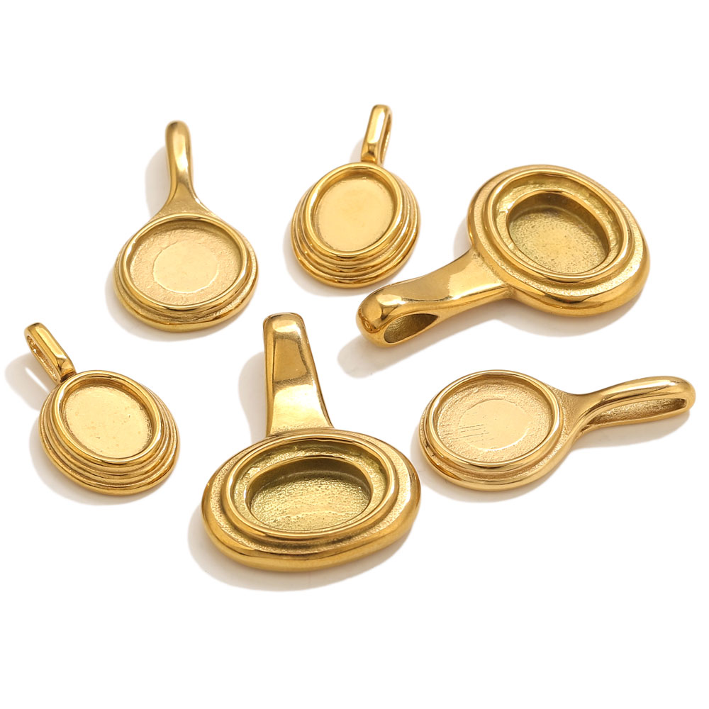 Resin Art Notes - 5pcs Stainless Steel Round Oval Trays