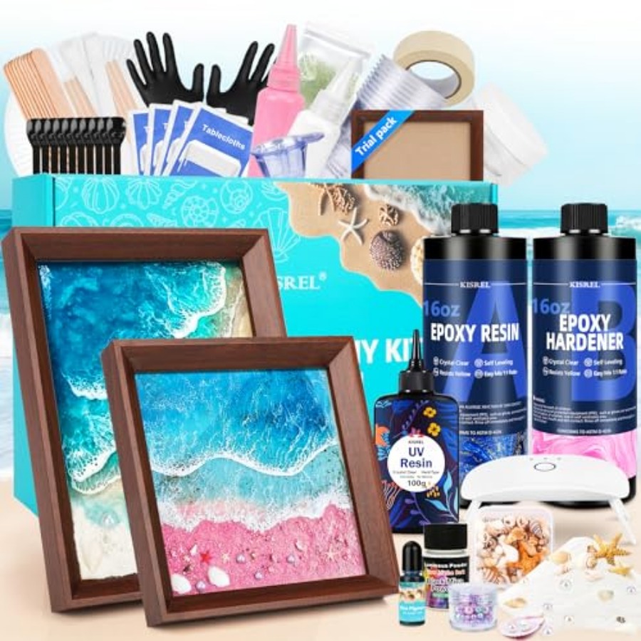 Resin Art Tutorial - KISREL Ocean Resin Art Kit Clear