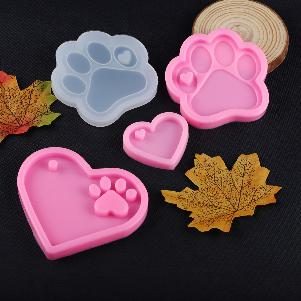 Resin Art Tool Kit - Cat Bear Paw Dog Bone Tag