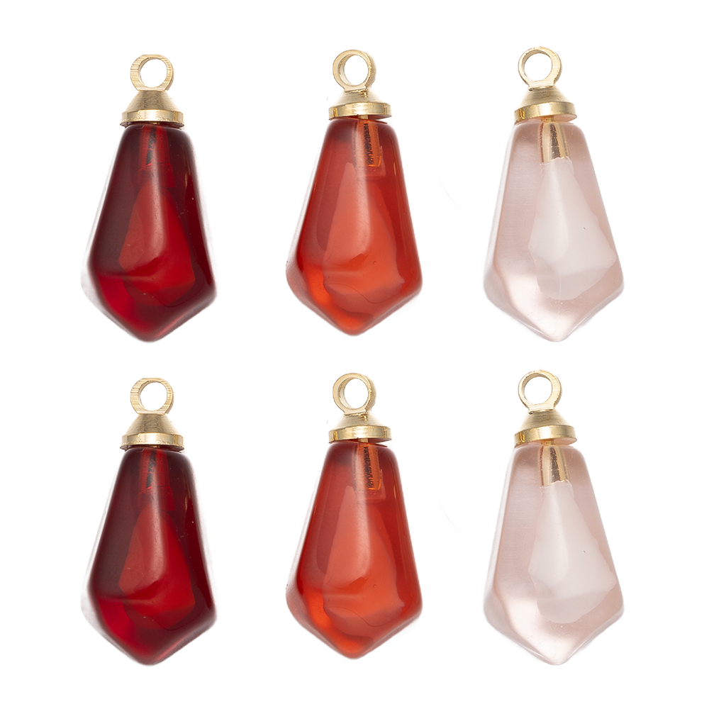 Resin Art Notes - 10pcs/Lot Fruit Pomegranate Seed Pendant For