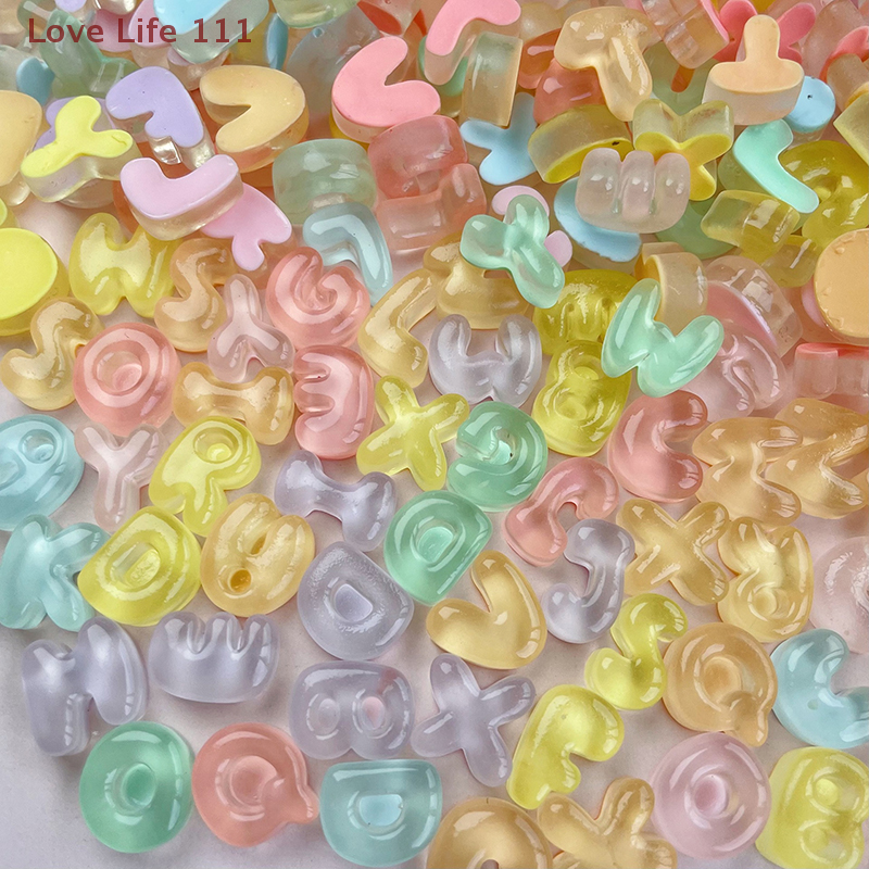 Resin Art Store - New20Pcs Mini Letters Mixed Resin Accessories