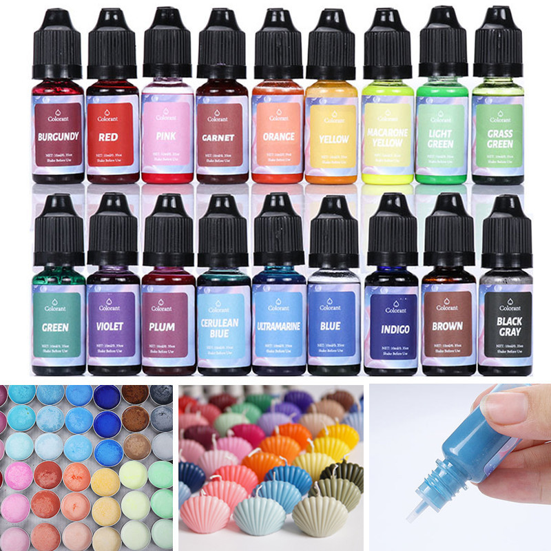 Resin Dye Opaque - 24 Colors Resin Pigments Candle Dye