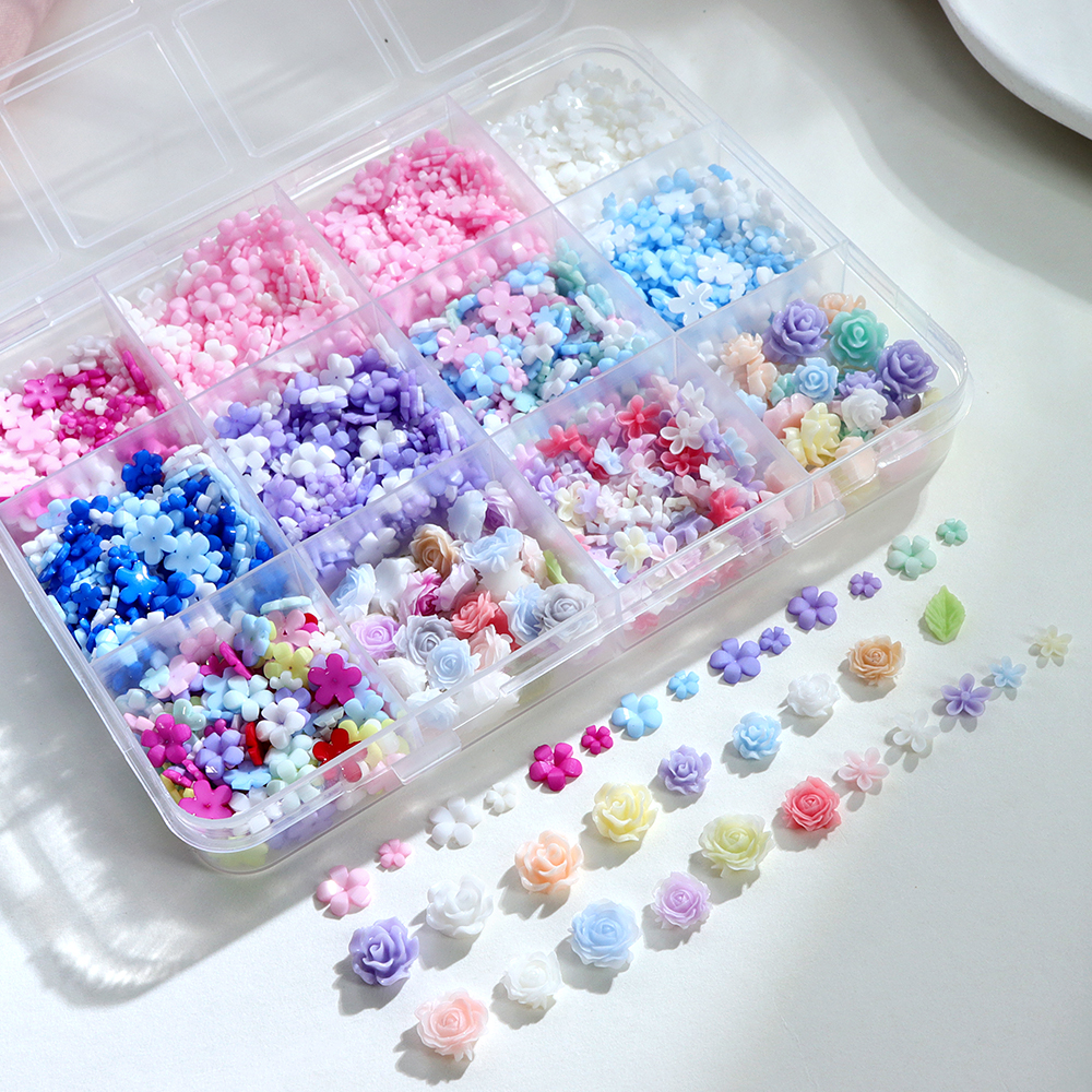 Resin Art For Rose - Multicolor Acrylic Flower Resin Art Decor