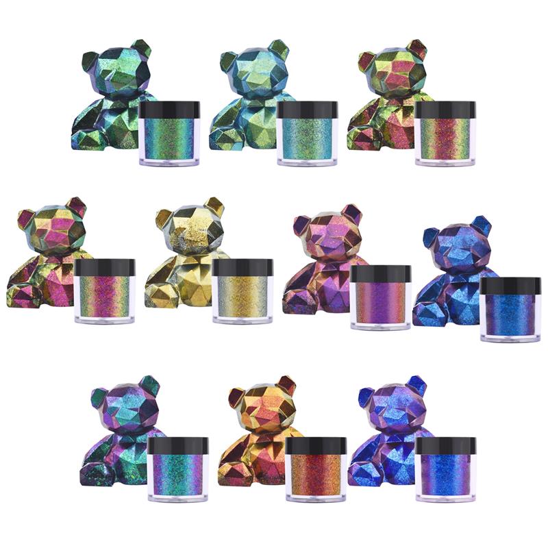 Resin Dye Opaque - Mirror Chameleons Resin Pigment Glitter Magic