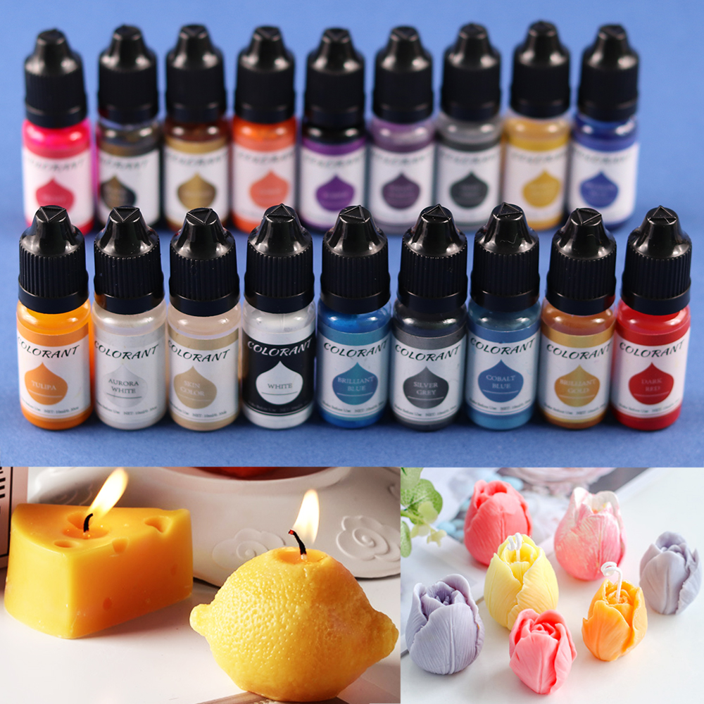 Resin Dye Opaque - 24 Color 10ml Candle Soap Pigment
