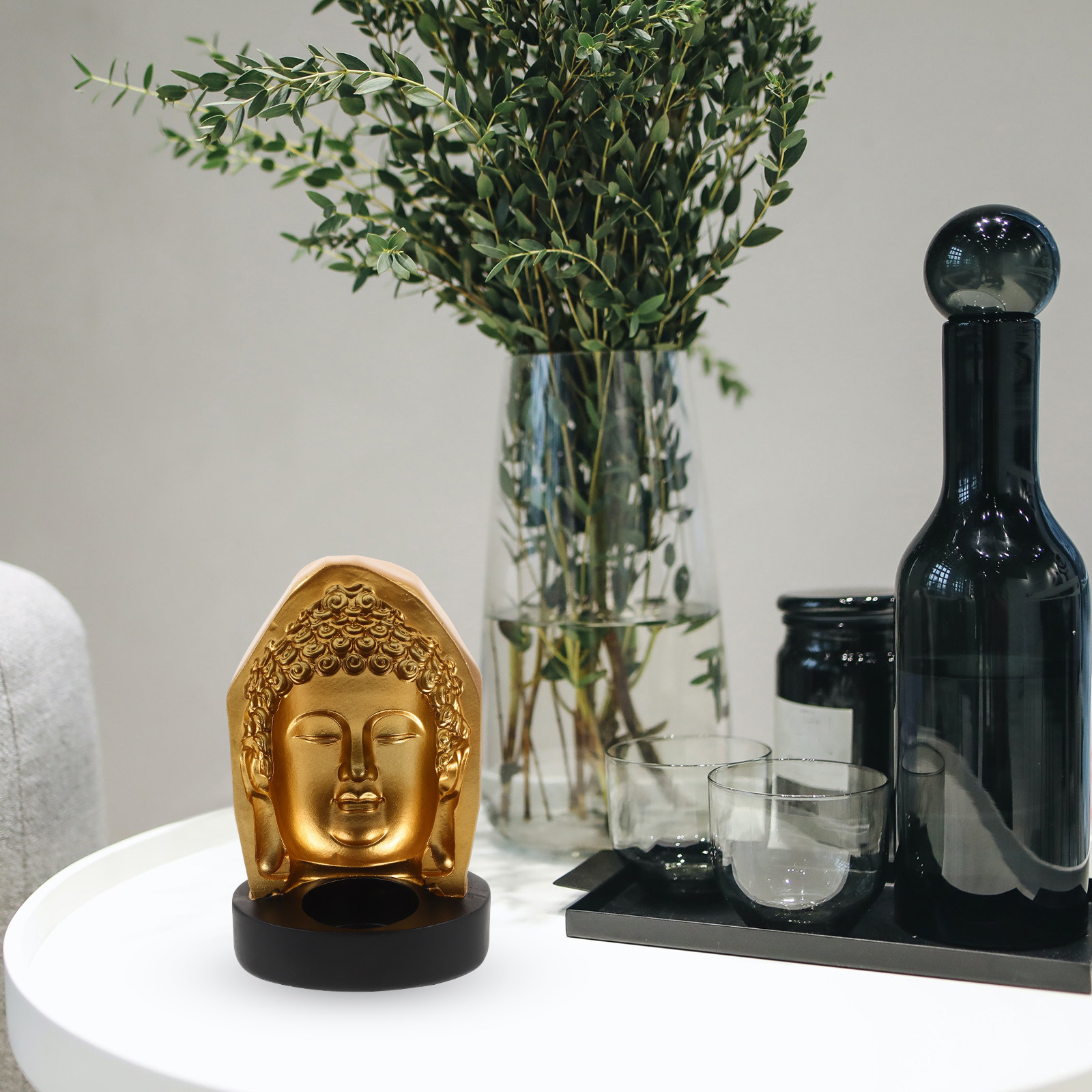 Tea Light Holder Resin Buddha  - Resin Art Decor incelemesi ve fiyatı