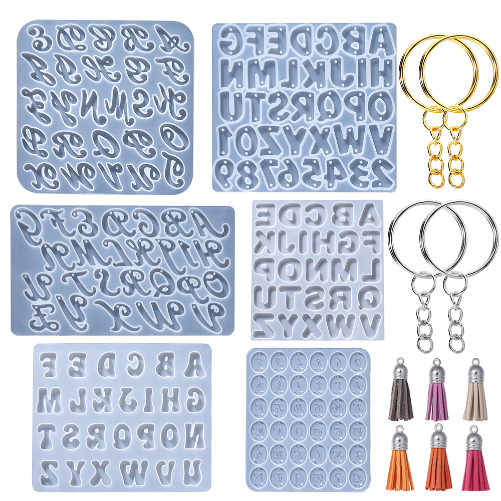 Alphabet Epoxy Resin Silicone  - Resin Art Alphabet incelemesi ve fiyatı