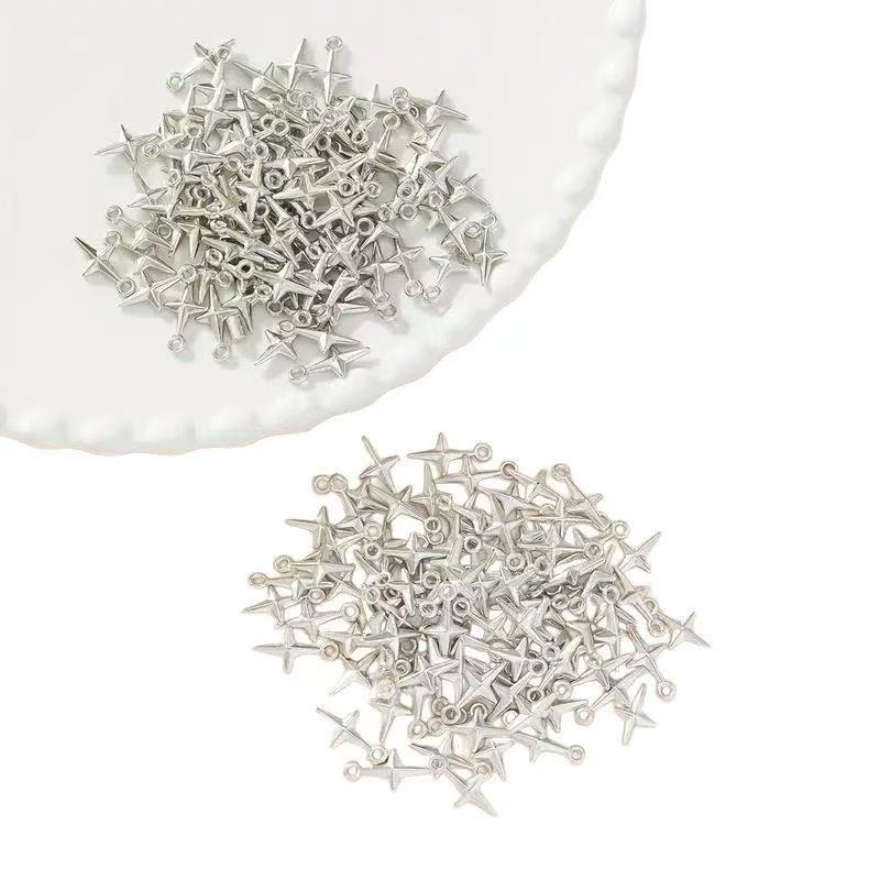 100pcs 16x8mm Charms Shining S - Resin Art Notes incelemesi ve fiyatı
