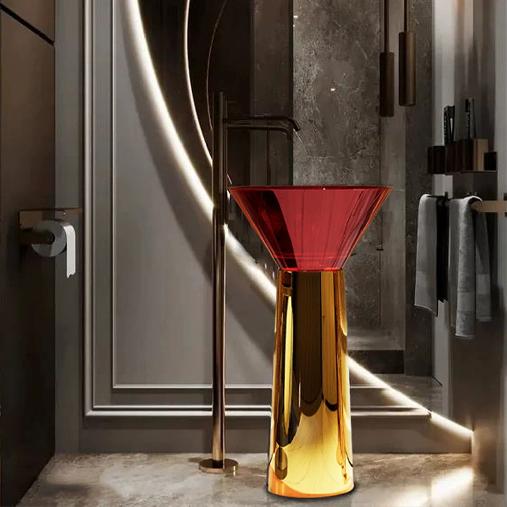 Column basin Washbasin Transpa - Resin Art Floor incelemesi ve fiyatı