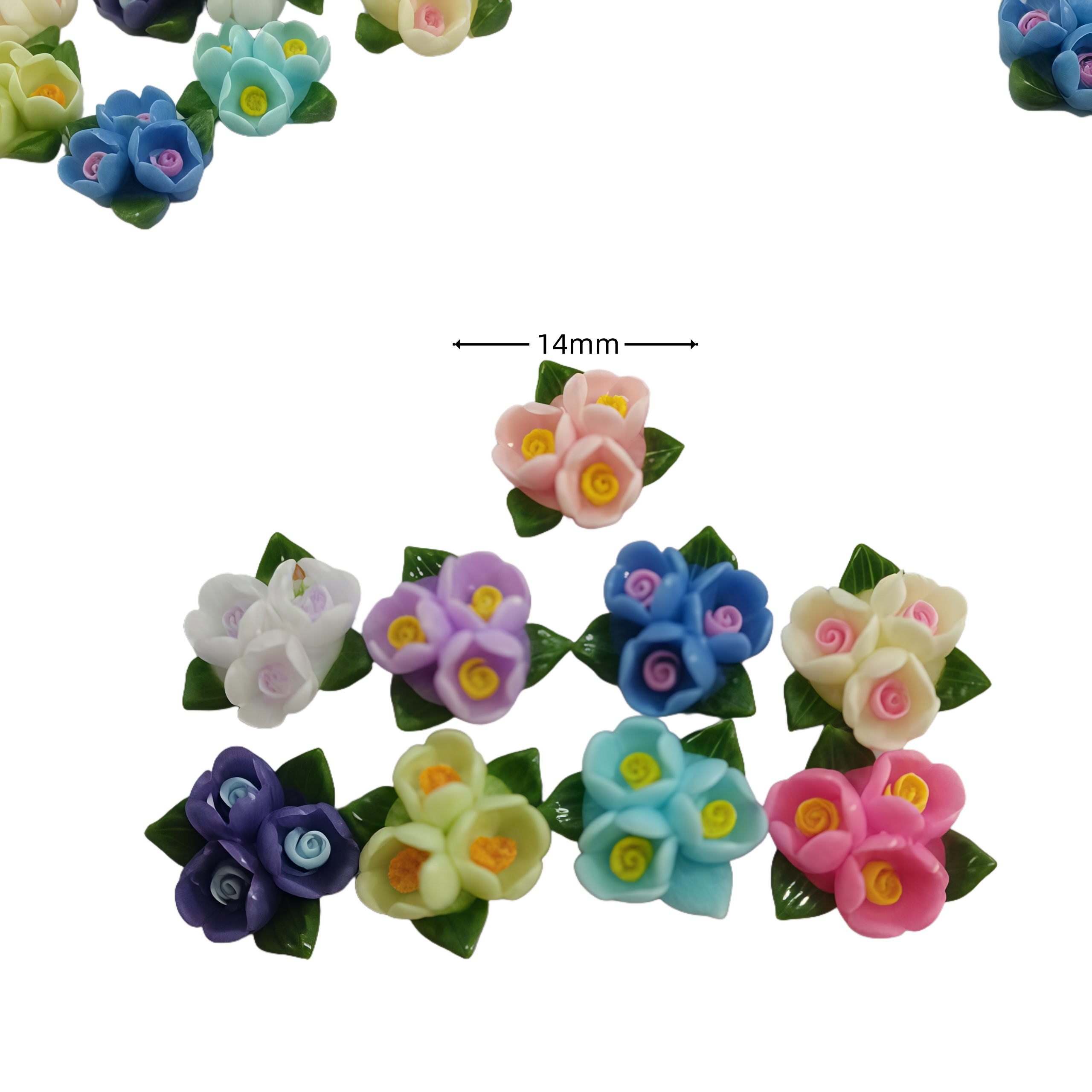 20/50pcs Mixed Resin Mini Colo - Resin Art For Rose incelemesi ve fiyatı
