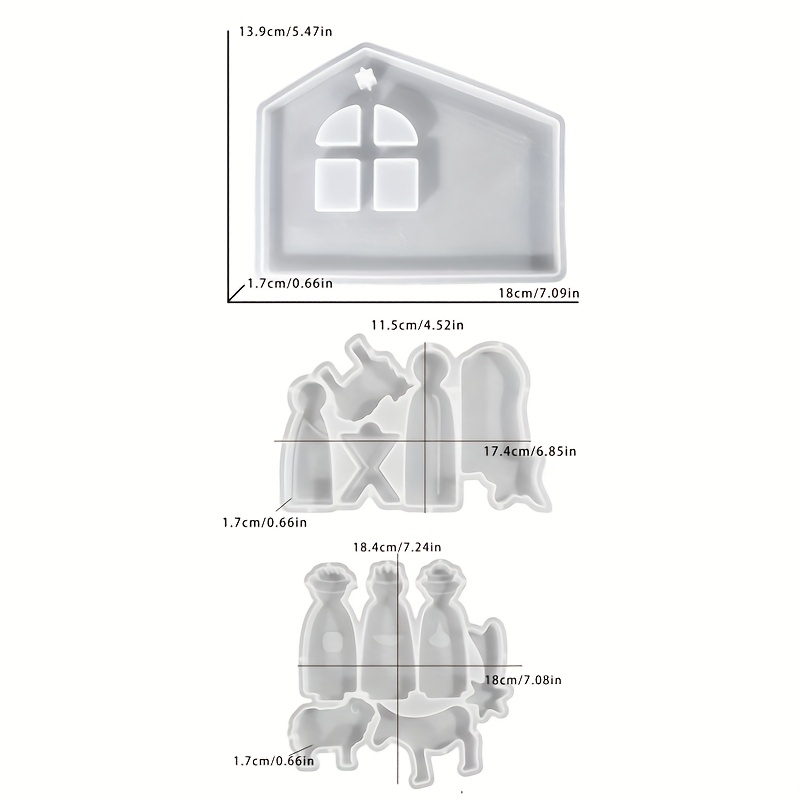 [3pcs Resin Casting Molds] 3pc - Resin Art Mould incelemesi ve fiyatı
