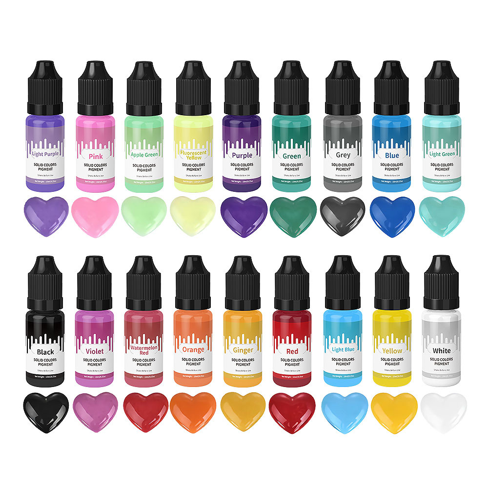 18Colors 10ml Macaron Solid Pa - Resin Art Tool Kit incelemesi ve fiyatı