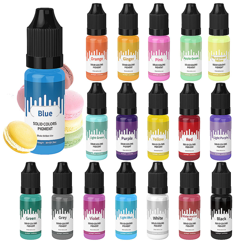 18Colors 10ml Macaron Solid Pa - Resin Art Tool Kit incelemesi ve fiyatı