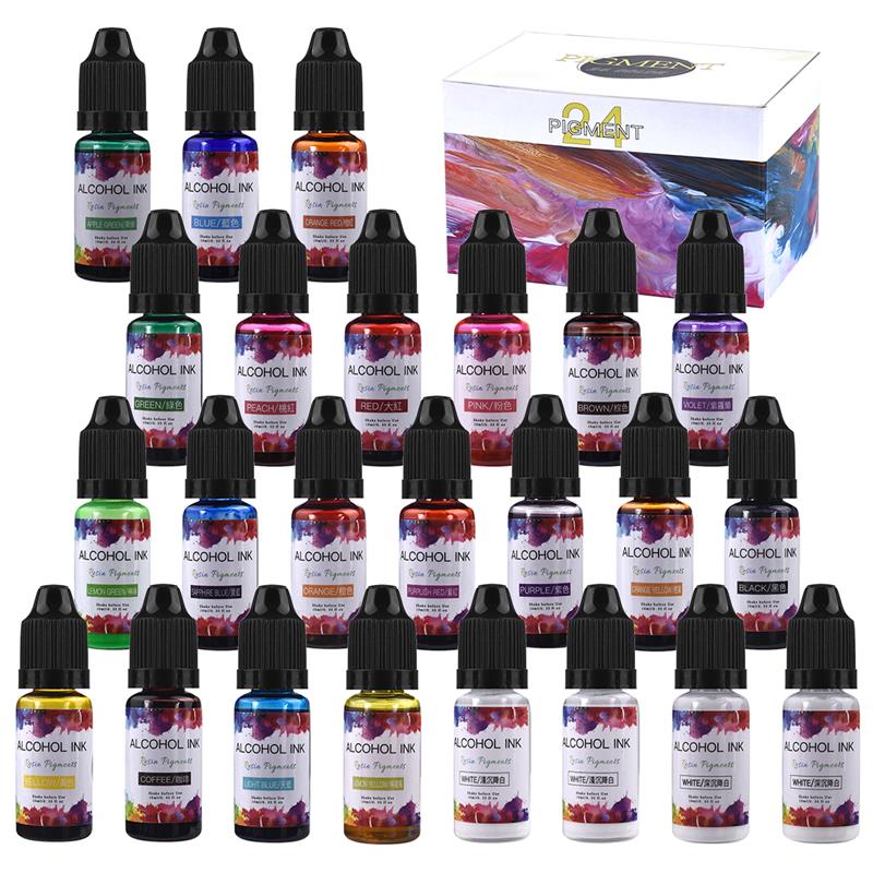 24 Color/Set 10ml  Resin Pigme - Resin Dye Opaque incelemesi ve fiyatı