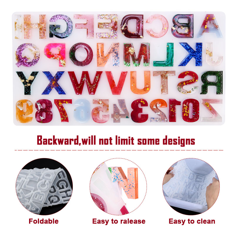 Alphabet Epoxy Resin Mold Kit  - Resin Art Alphabet incelemesi ve fiyatı