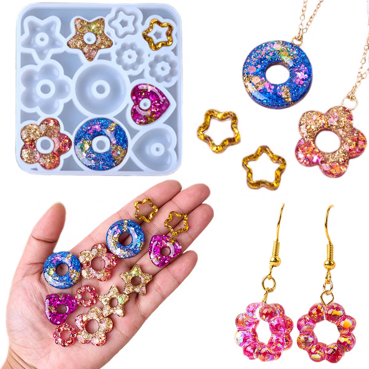 Multifuntional Jewelry Silicon - Resin Art Mould incelemesi ve fiyatı