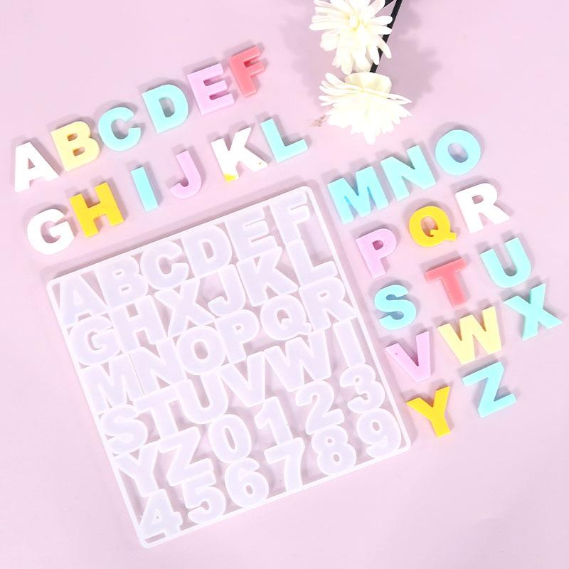 Alphabet Epoxy Resin Silicone  - Resin Art Alphabet incelemesi ve fiyatı