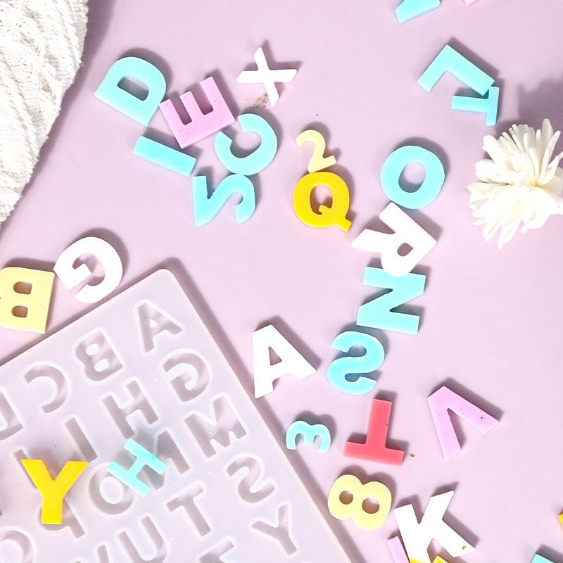 Alphabet Epoxy Resin Silicone  - Resin Art Alphabet incelemesi ve fiyatı