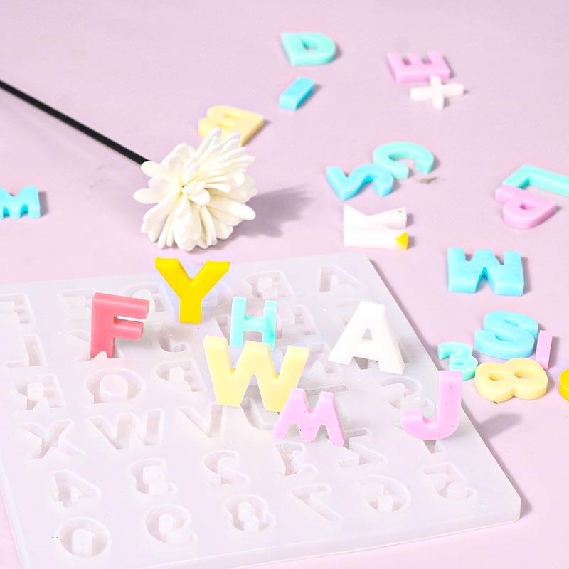 Alphabet Epoxy Resin Silicone  - Resin Art Alphabet incelemesi ve fiyatı