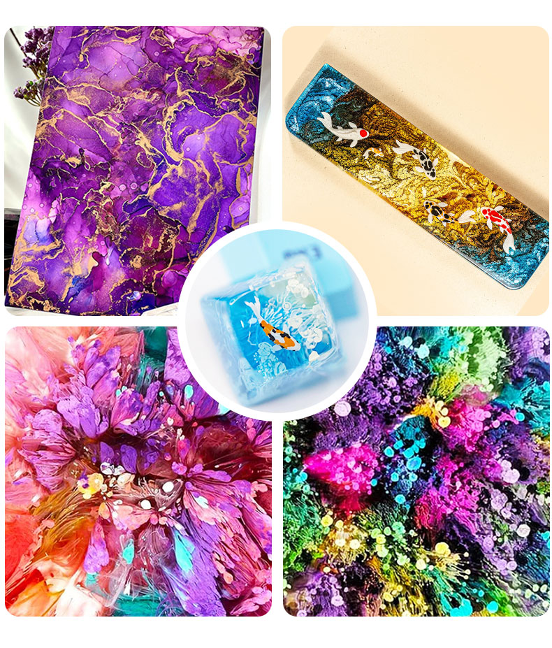 10ml Alcohol Ink Art Epoxy Res - Resin Dye Opaque incelemesi ve fiyatı