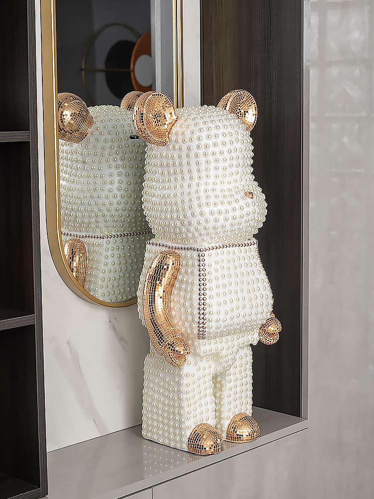 Cartoon Bear Ornament Home Dec - Resin Art Floor incelemesi ve fiyatı