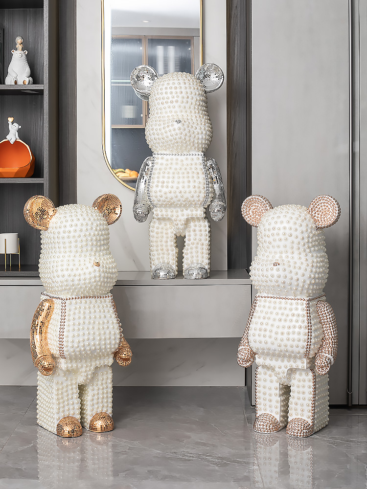 Cartoon Bear Ornament Home Dec - Resin Art Floor incelemesi ve fiyatı