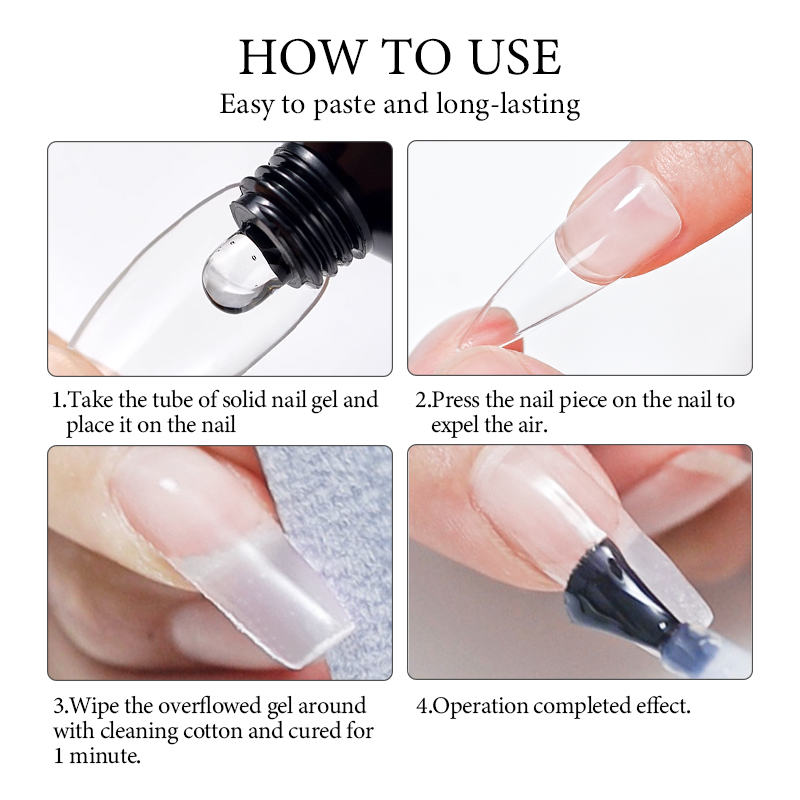1/2/3pcs 20ml Solid Nail Glue  - Resin Art Youtube incelemesi ve fiyatı