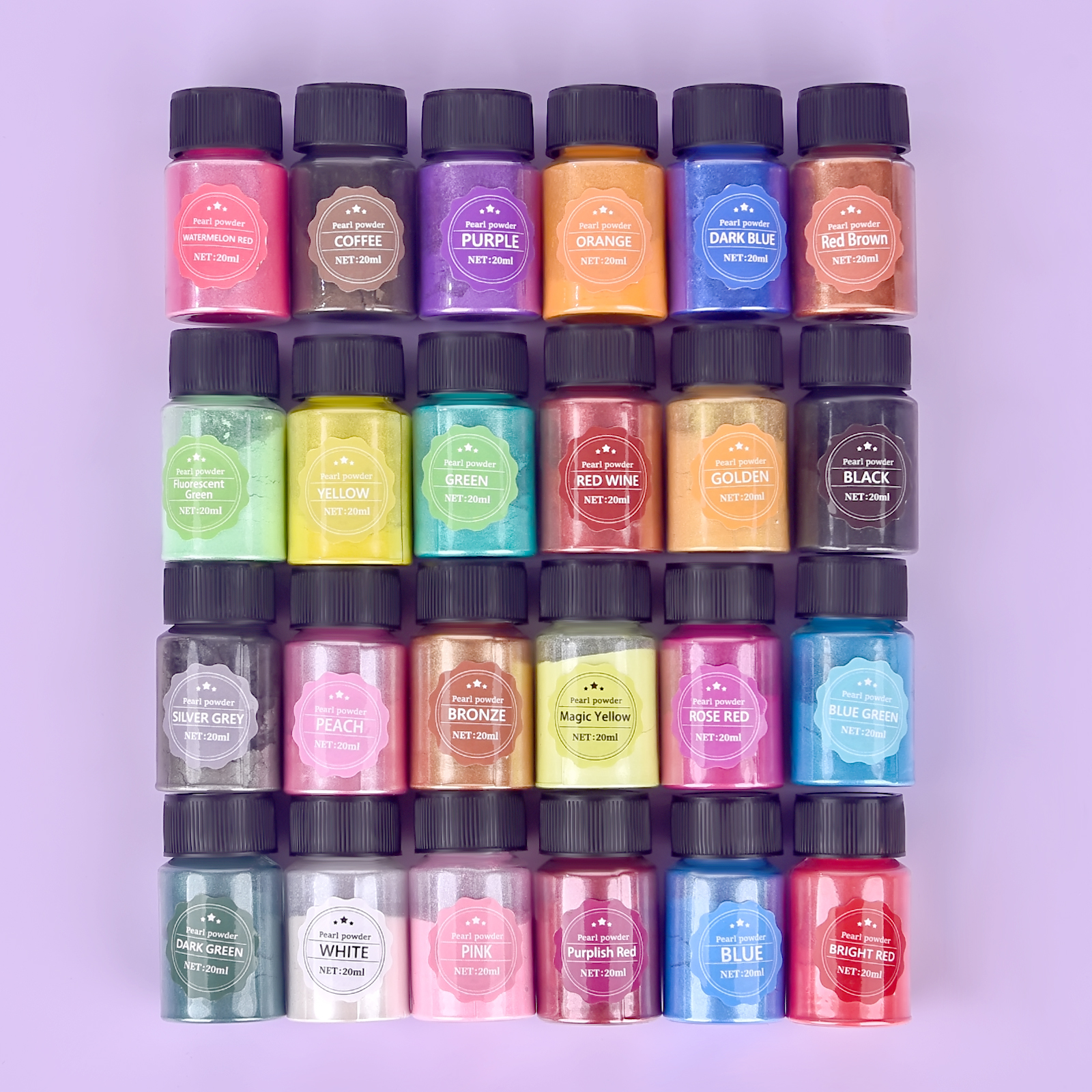 24 Color 10g Epoxy Resin Dye M - Pearl Powder Resin incelemesi ve fiyatı