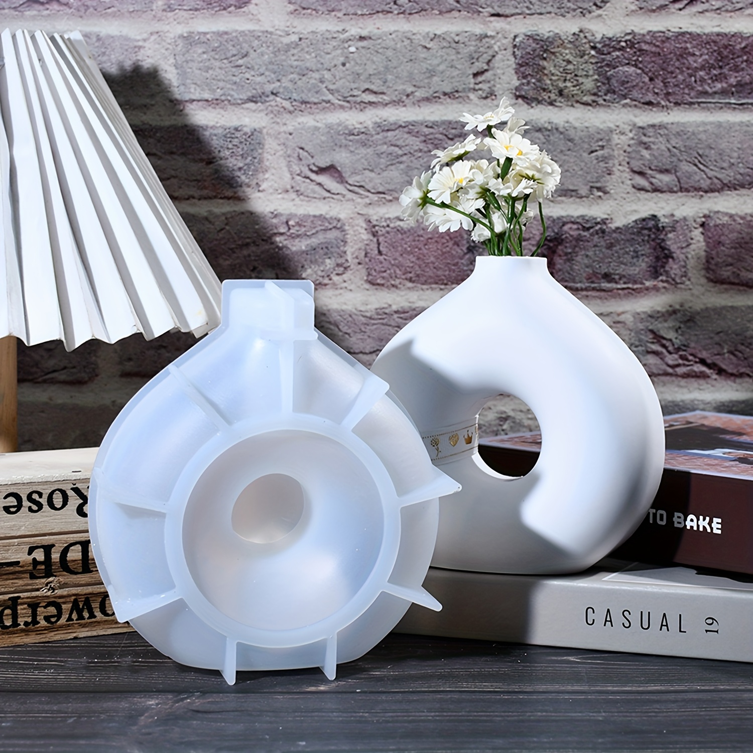 1 DIY Round Vase Silicone Moul - Resin Art Mould incelemesi ve fiyatı
