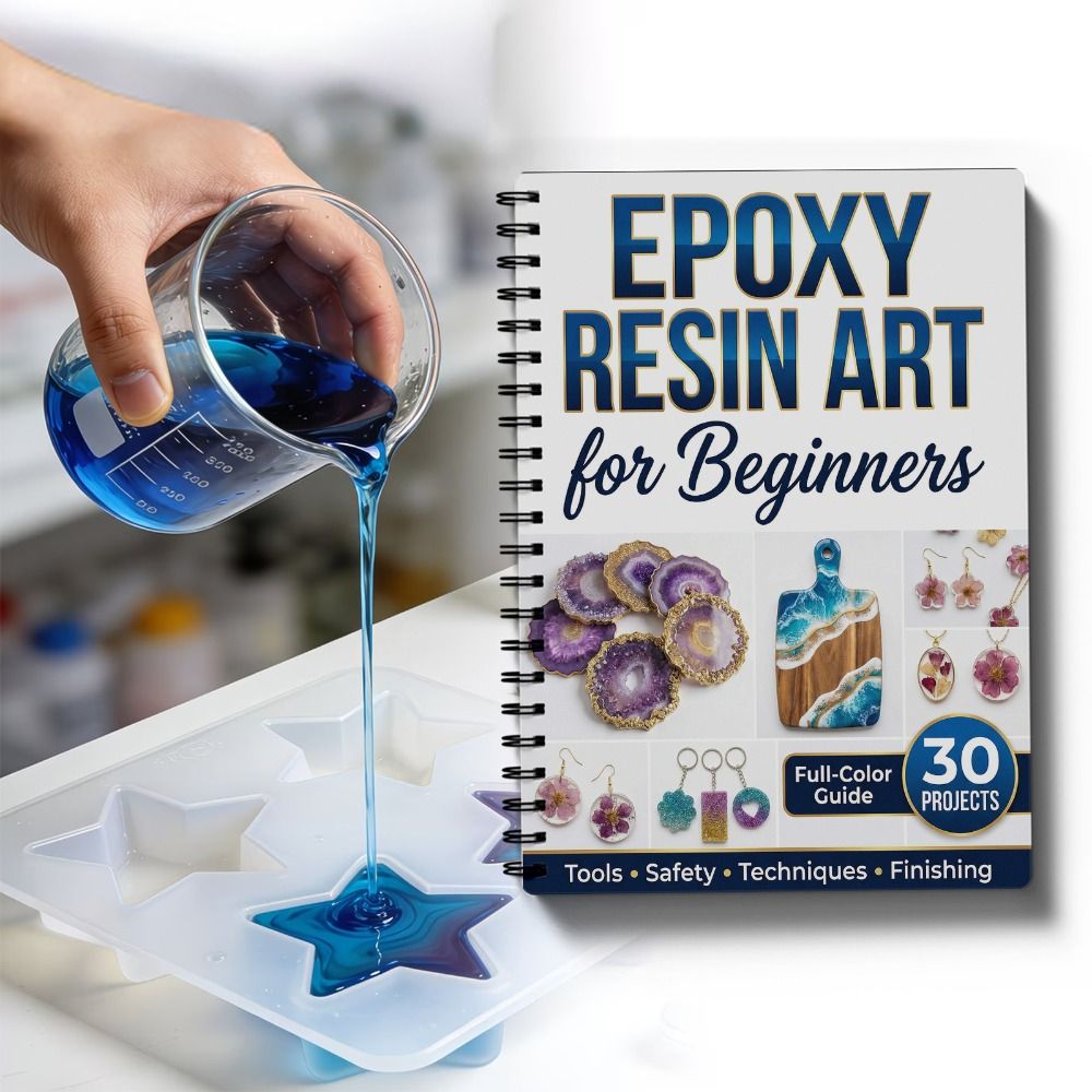 Step-by-Step Epoxy Resin Art H - Resin Art Tutorial incelemesi ve fiyatı