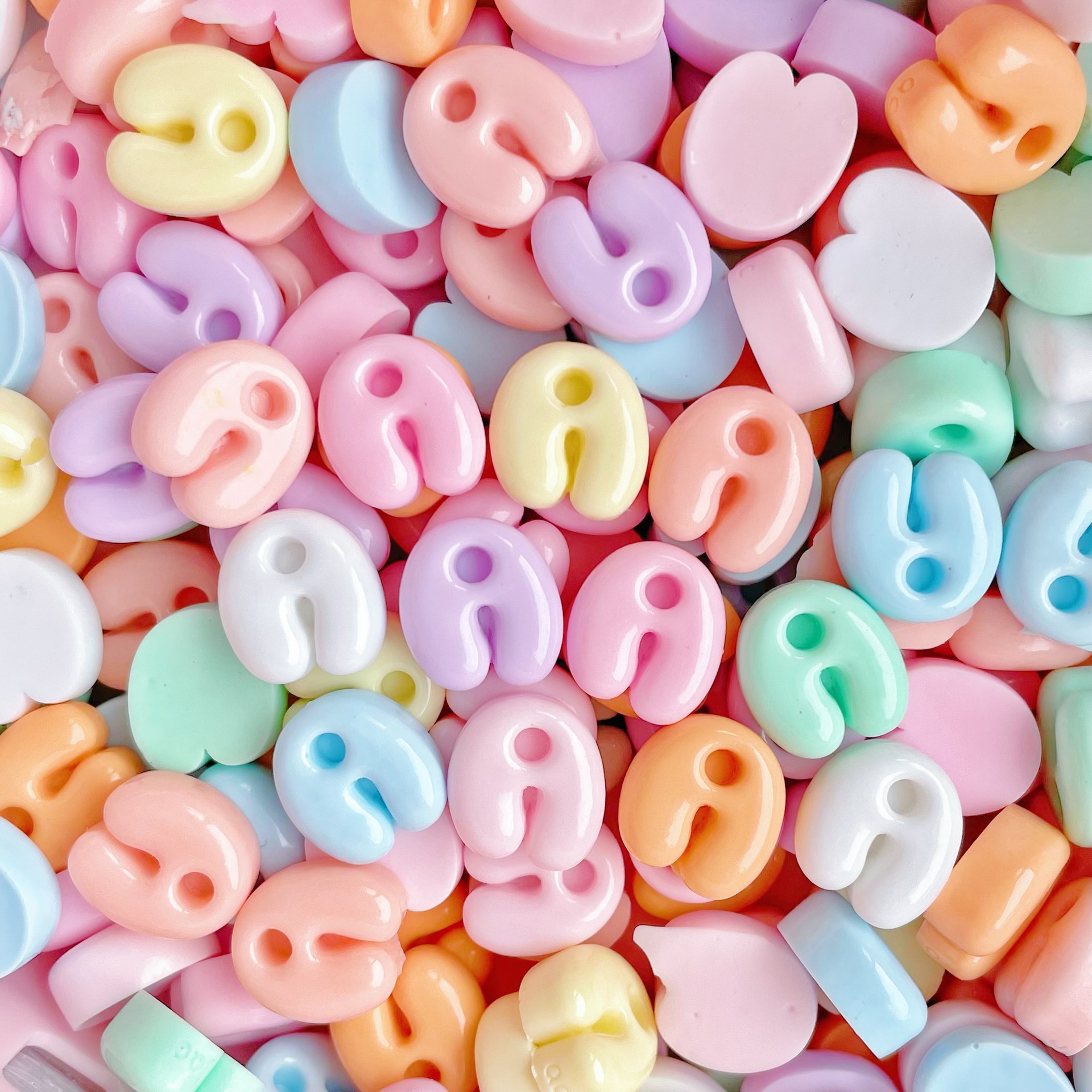 100pcs Single choice 26 Englis - Resin Art Alphabet incelemesi ve fiyatı