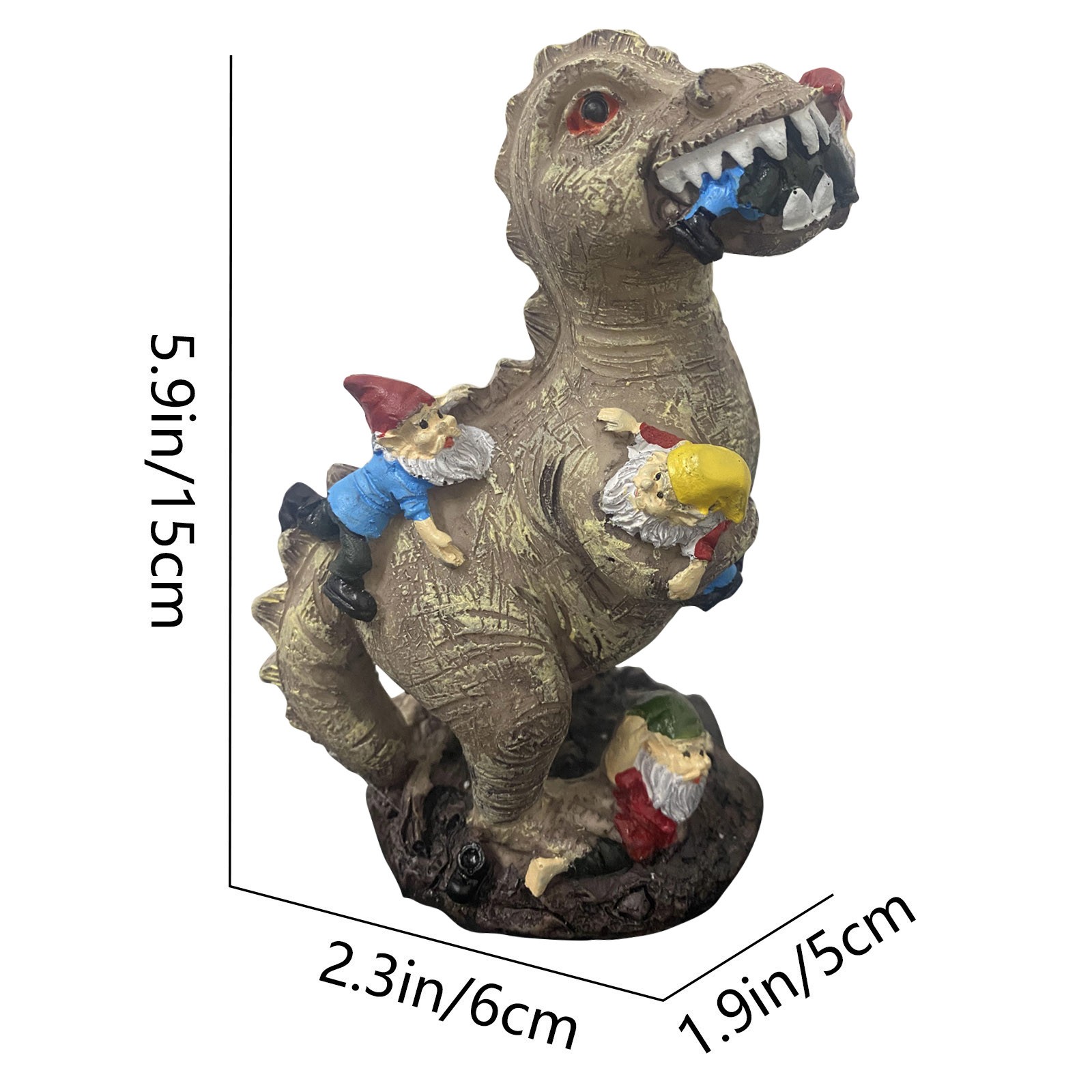 Mischievous Dinosaur Garden Ea - Resin Art Decor incelemesi ve fiyatı