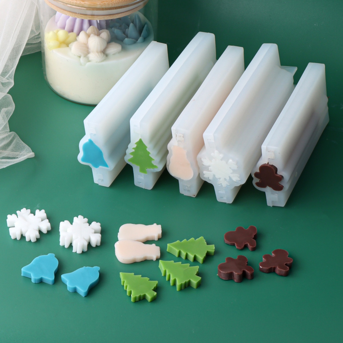 Christmas Tree Soap Tube Silic - Resin Art Youtube incelemesi ve fiyatı
