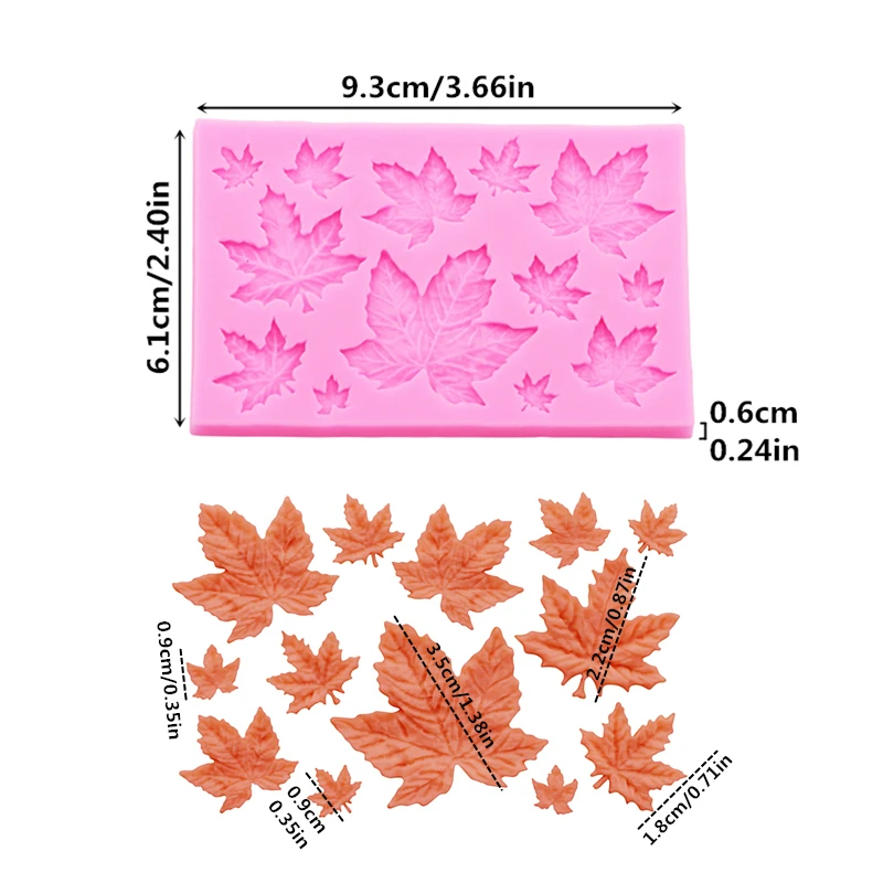 Gj-61 DIY leaf maple leaf sili - Resin Art Mould incelemesi ve fiyatı