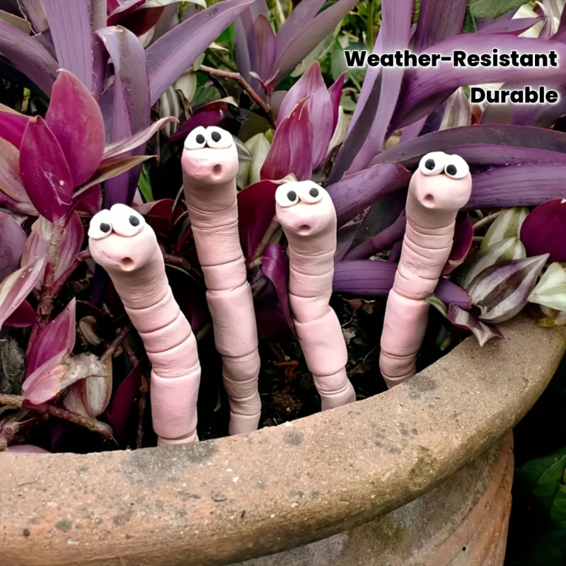 1pc Thirsty Worm Plant Decorat - Resin Art Logo incelemesi ve fiyatı
