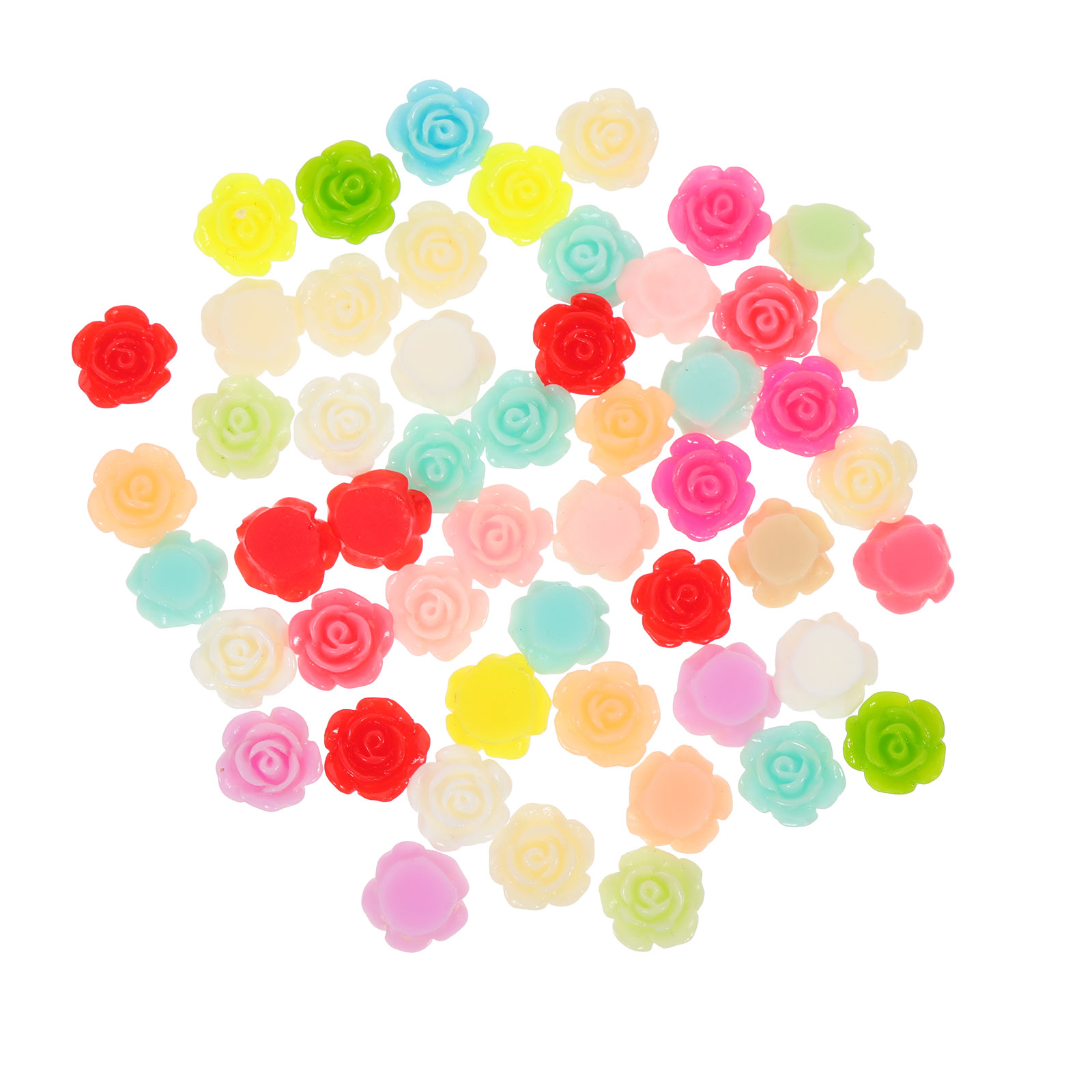 50pcs Rose Flower Resin Access - Resin Art For Rose incelemesi ve fiyatı