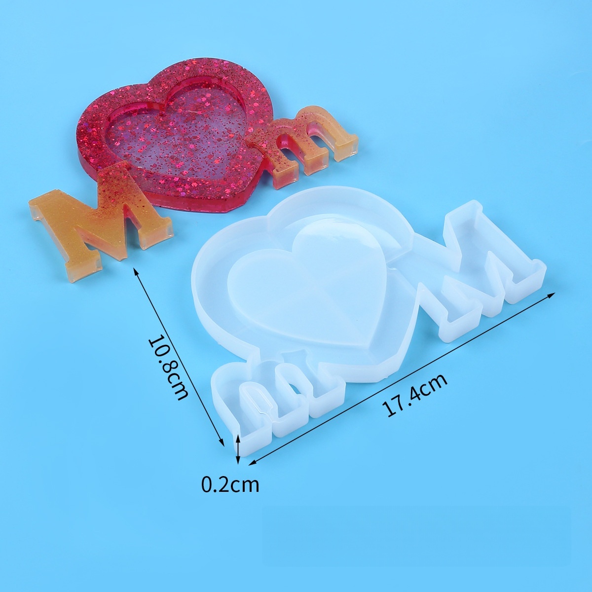 Letter Mm Epoxy Resin Silicone - Resin Art Tool Kit incelemesi ve fiyatı