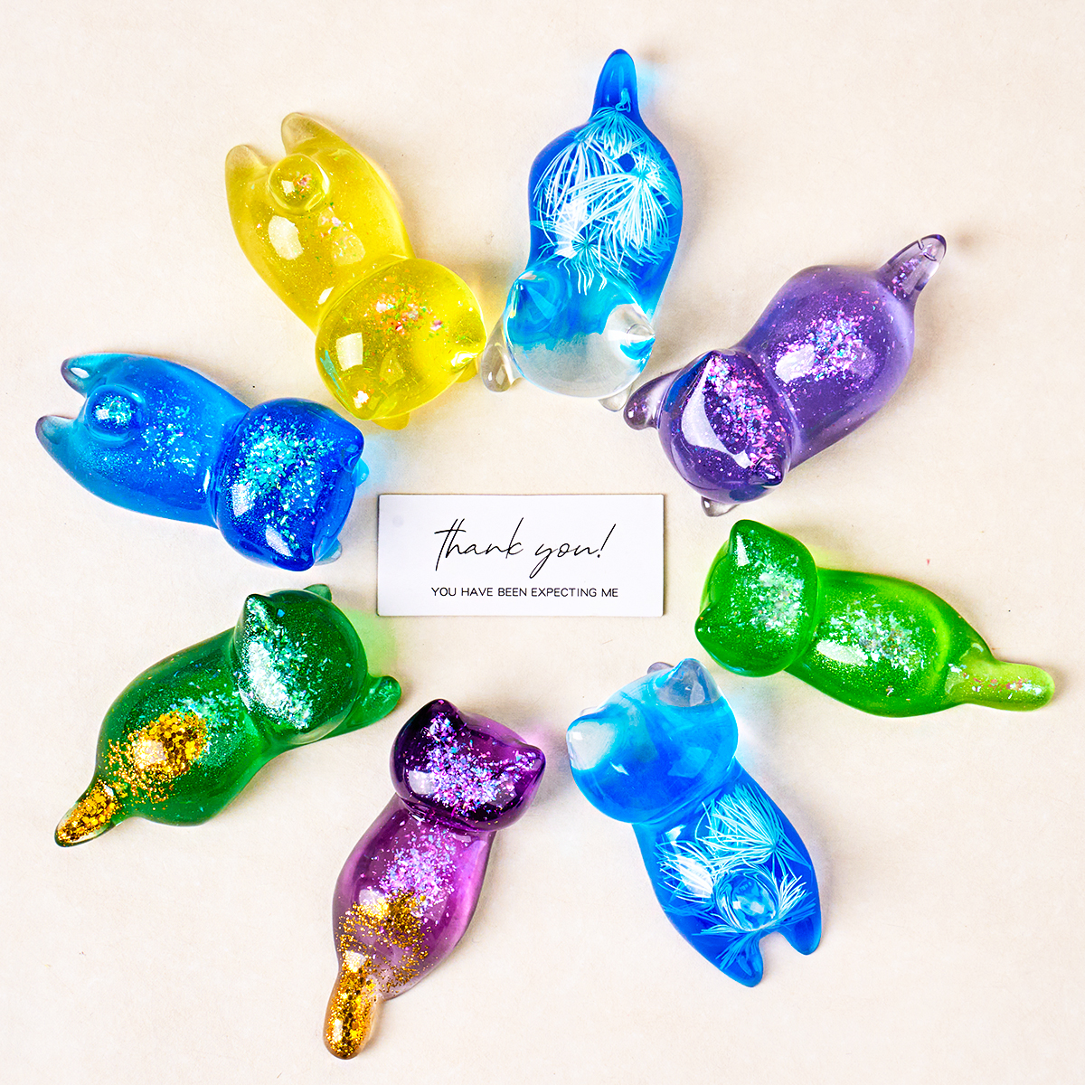 3D Cat Crystal Epoxy Resin Mol - Resin Art Mould incelemesi ve fiyatı
