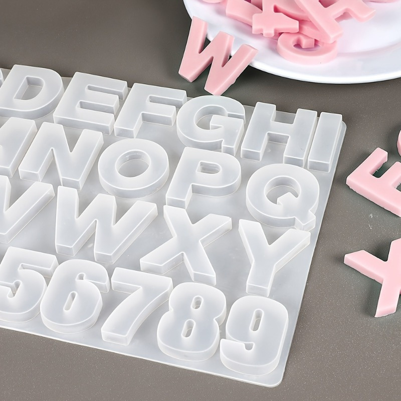 Letter A To Z Pendants Silicon - Resin Art Alphabet incelemesi ve fiyatı