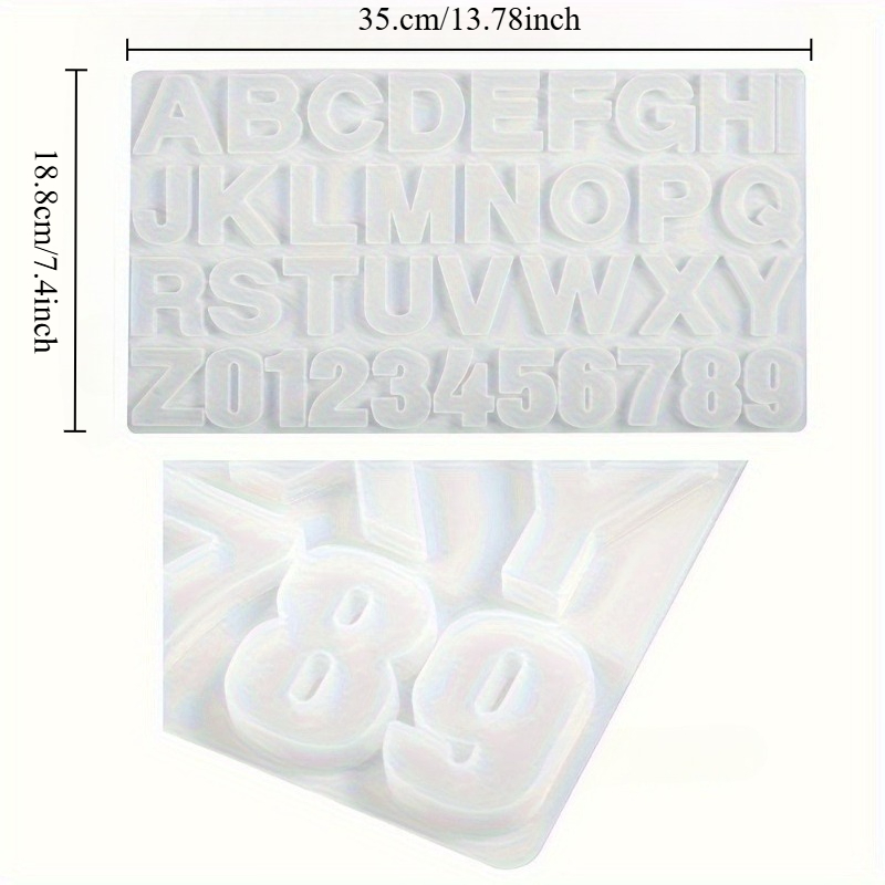 Letter A To Z Pendants Silicon - Resin Art Alphabet incelemesi ve fiyatı