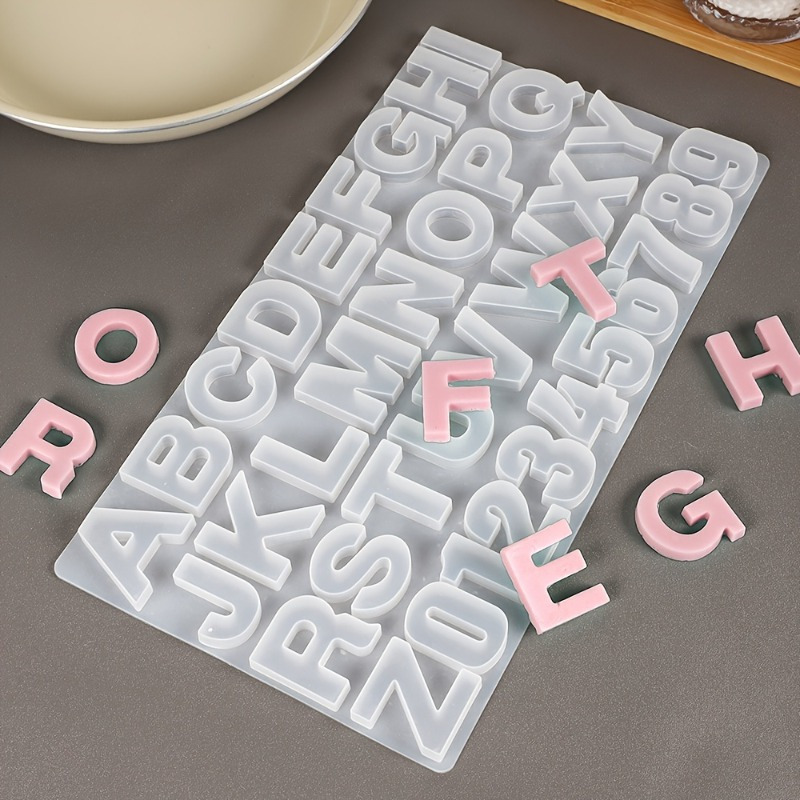 Letter A To Z Pendants Silicon - Resin Art Alphabet incelemesi ve fiyatı