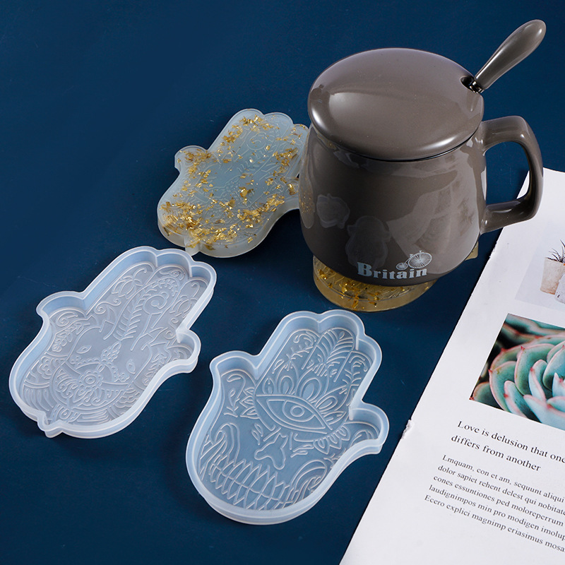1 Pcs DIY Coaster Hand of Fati - Resin Art Mould incelemesi ve fiyatı