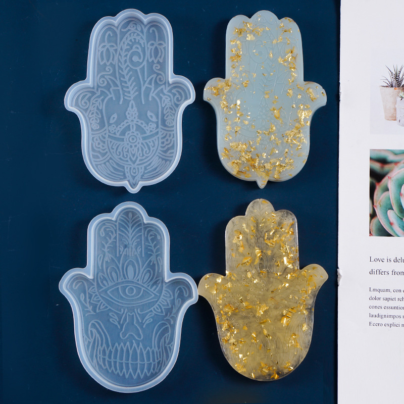 1 Pcs DIY Coaster Hand of Fati - Resin Art Mould incelemesi ve fiyatı