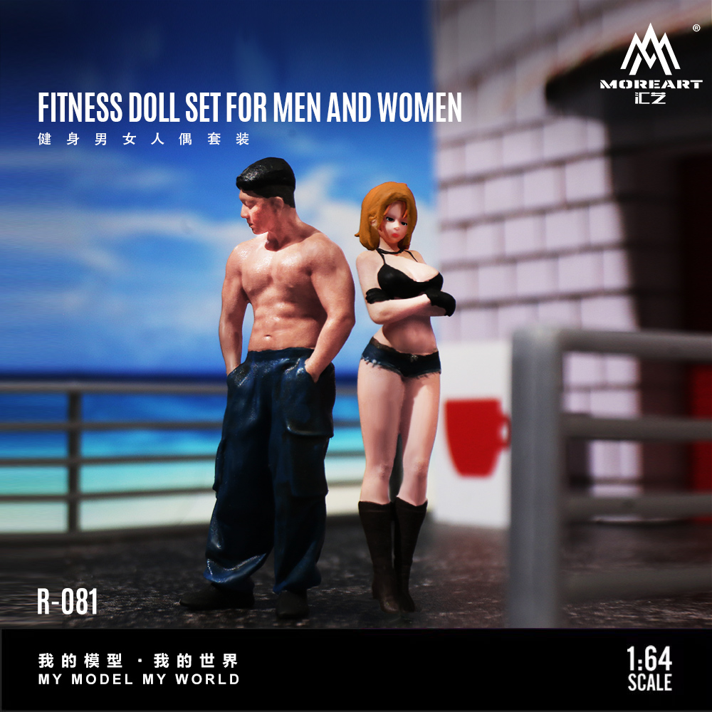 More Art 1:64 Fitness Male and - Resin Art Decor incelemesi ve fiyatı