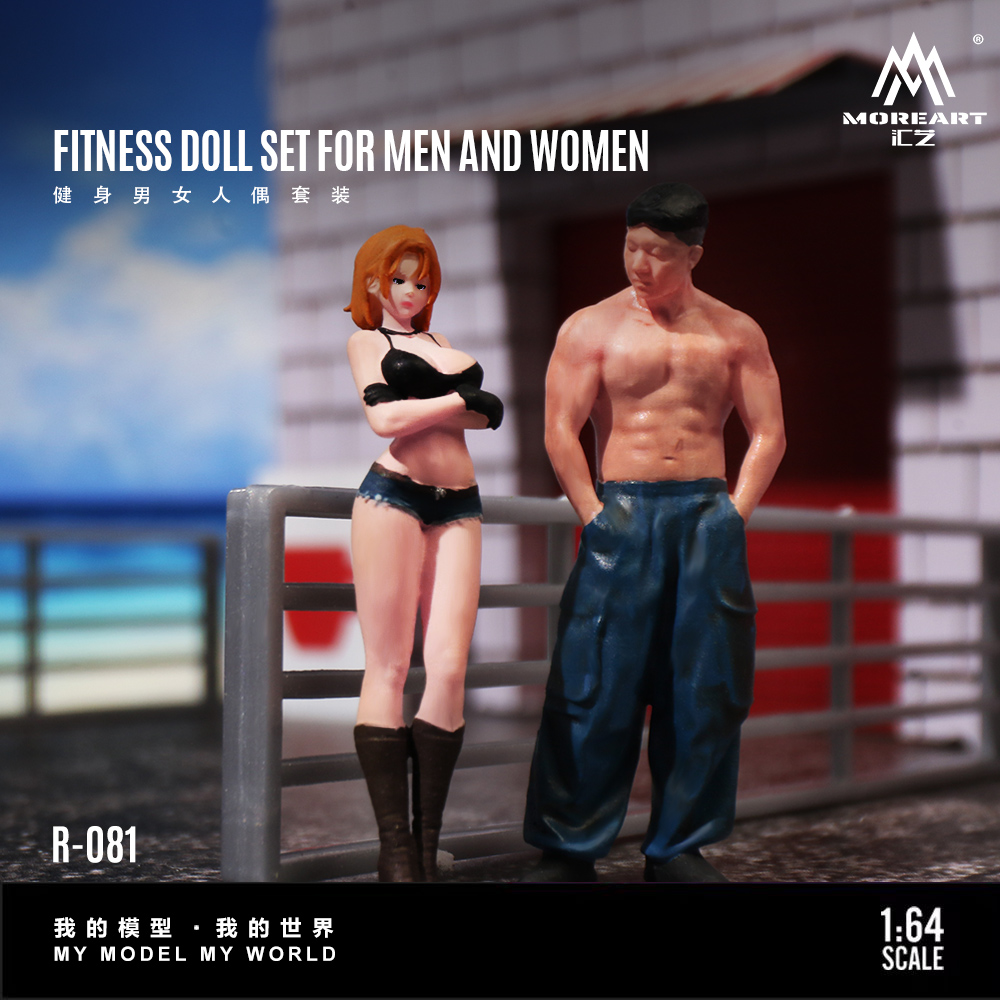More Art 1:64 Fitness Male and - Resin Art Decor incelemesi ve fiyatı