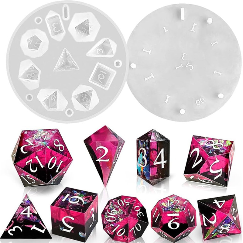 DIY DND Sharp Edge Dice Silico - Resin Art Mould incelemesi ve fiyatı
