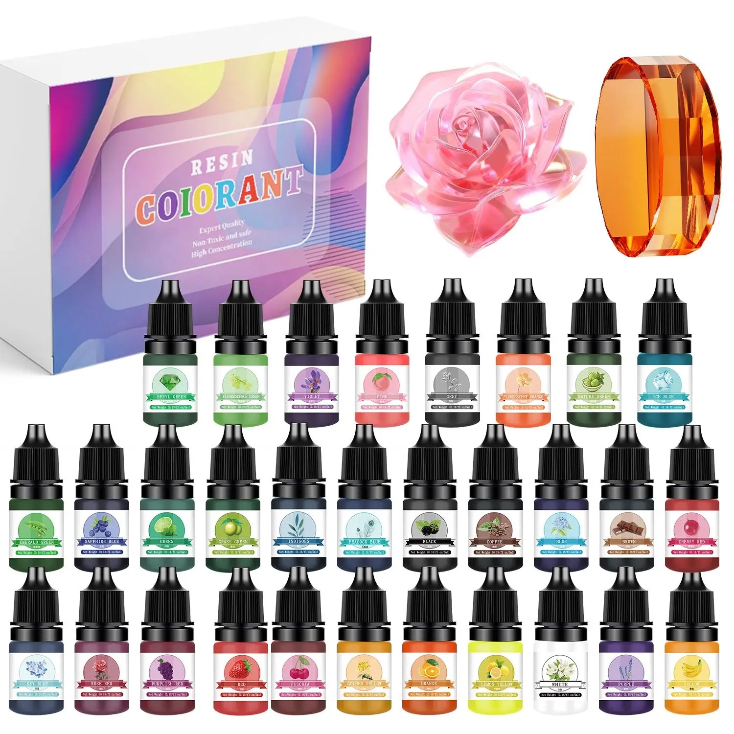 30Colors 5ml Epoxy Resin Pigme - Resin Dye Opaque incelemesi ve fiyatı