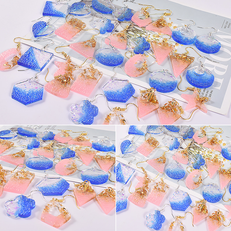 Earring Pendant Epoxy Silicone - Resin Art Alphabet incelemesi ve fiyatı